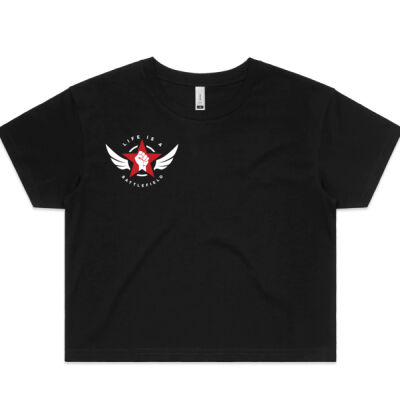 Life is a Battlefield Crop Top Thumbnail